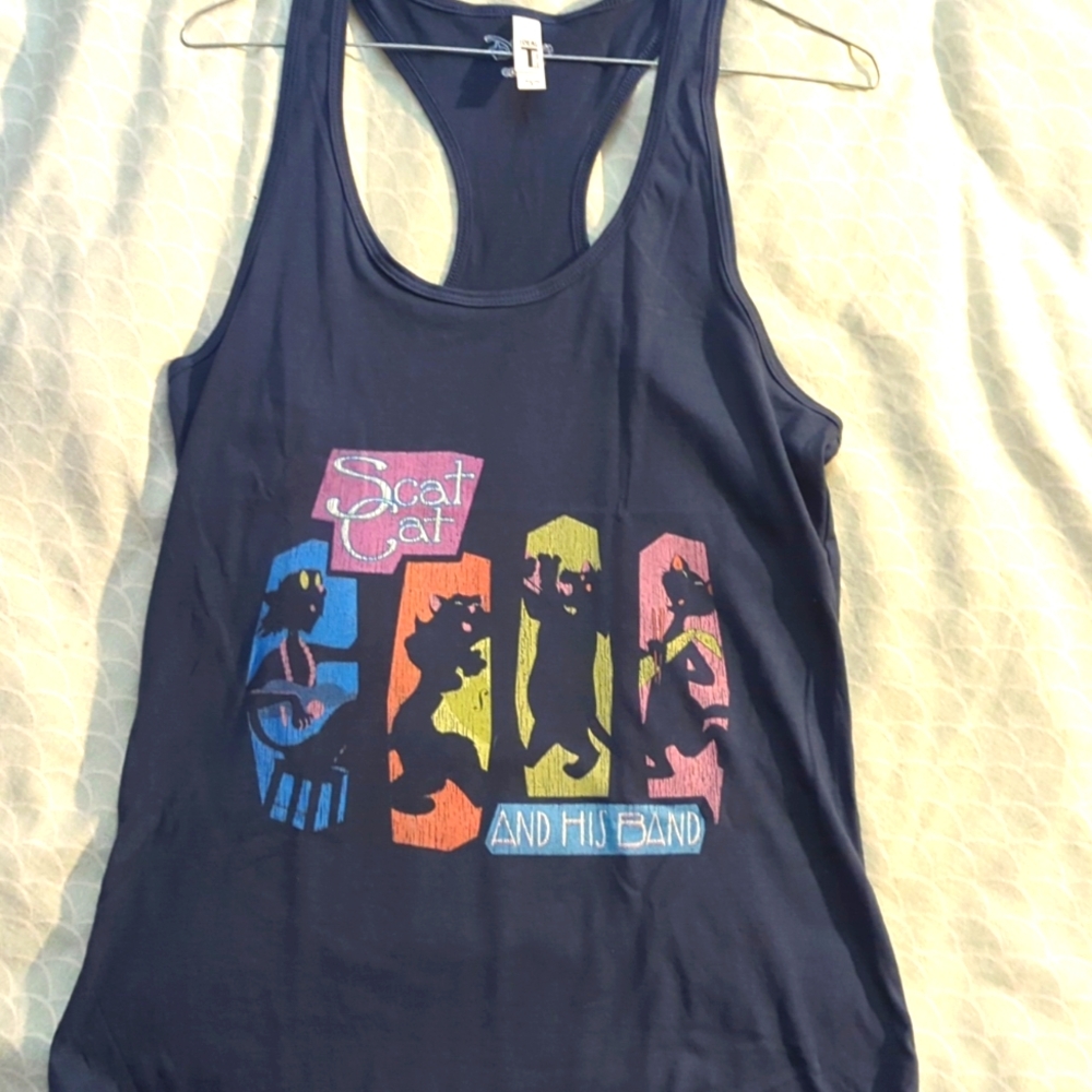 Disney Scat Cat and his Band Aristocats Tank, Women's Large